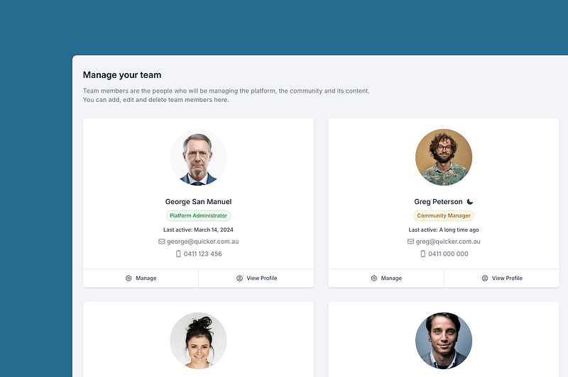 manage your team